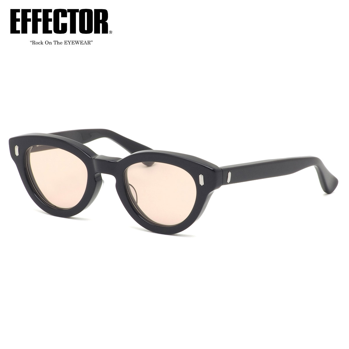 Rakuten - エフェクター メガネ MOLTO BK/BR 47 サングラス仕様 カラーレンズ 薄い色 EFFECTOR モルト 日本製 鯖江 国産 メンズ レディース