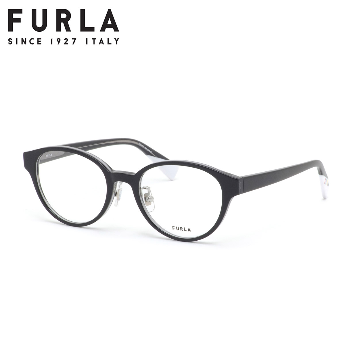 フルラ VFU800J 01EP 50 メガネ FURLA くろぶち 黒縁 レディース