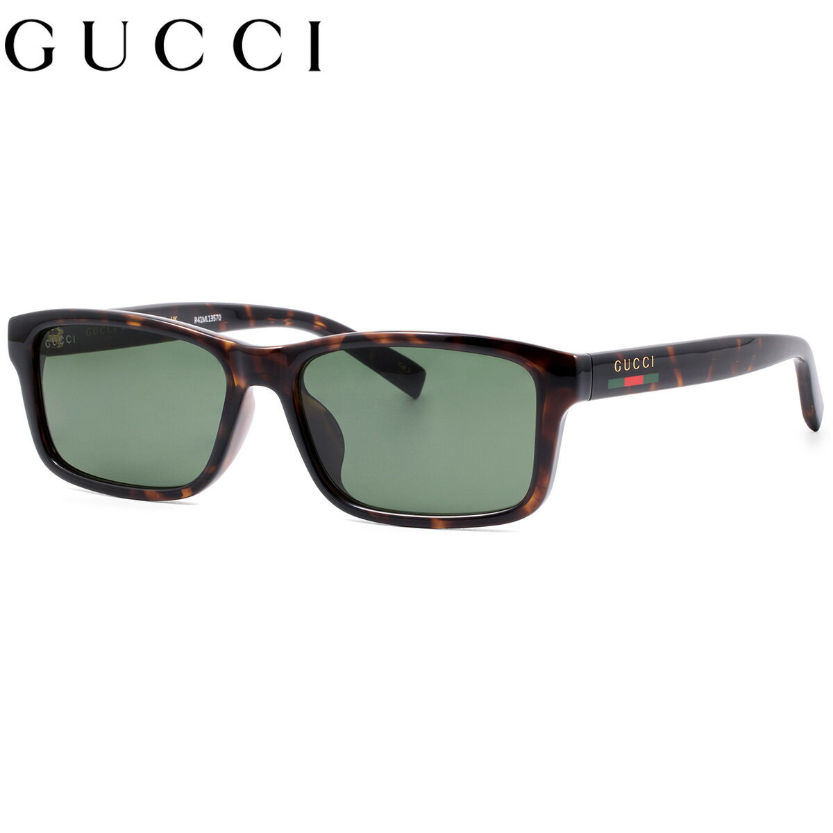 GUCCI - グッチ GG1986SA 002 57 サングラス GUCCI ウェブ ストライプ レターロゴ デミ トータス made in Italy イタリア製 メンズ レディース