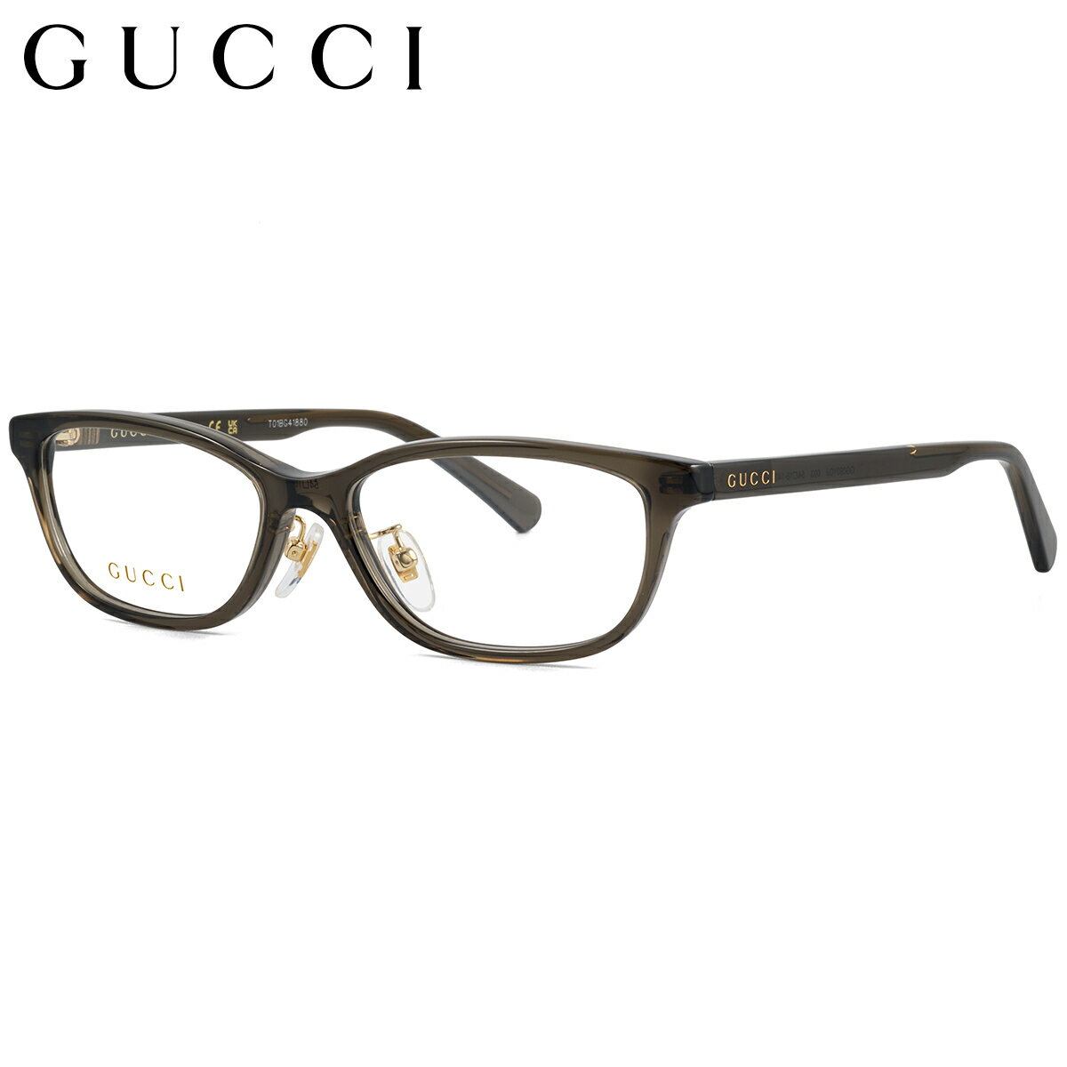 Rakuten - グッチ GG0931OJ 003 54 メガネ GUCCI ブラウン カーキ 日本製 made in Japan メンズ レディース