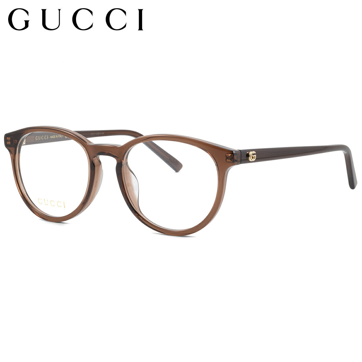 Rakuten - グッチ GG2005OA 003 51 メガネ GUCCI ダブルG クリア ブラウン トランスペアレント 軽い イタリア製 made in Italy メンズ レディース