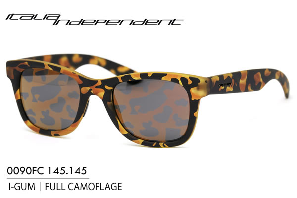 商品基本情報商品カテゴリー：サングラスブランド名：Italia Independent (イタリアインディペンデント)型番：0090FC 145.145フレームカラー：カモサンドレンズカラー：グレー/カモサンドミラー紫外線カット率：99%以...