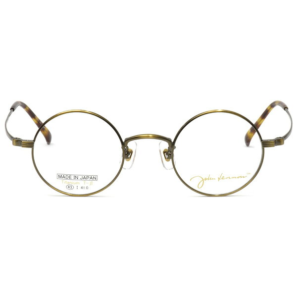 電脳眼鏡のジョンレノン JL-1115 3 43 メガネ John Lennon チタン βチタン 丸メガネ 日本製 国産 メンズ レディース｜アングル3