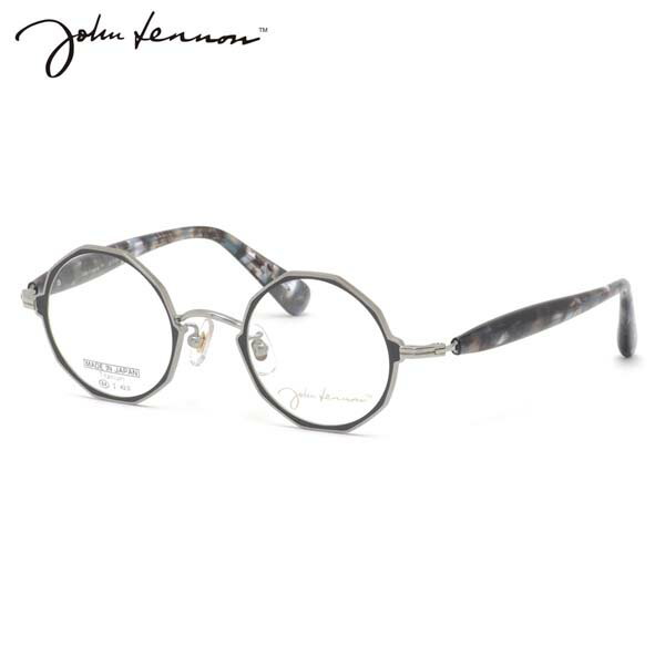 商品基本情報商品カテゴリー：メガネブランド名：John Lennon (ジョンレノン)型番：JL-P308 2 フレームカラー：シルバーグレイ、ダークグレイ、グレイブルーデミ レンズカラー：--紫外線カット率：--可視光線透過率：--鼻パッド：ありレンズシェイプ分類：その他フレームタイプ分類：フルリム フレームタイプ分類：コンビネーションフレーム材質：チタンフレーム材質：プラスチック レンズ材質：デモレンズおすすめの性別：ユニセックス ----------------------------------------------- おすすめの性別：男性にも おすすめの性別：女性にもオススメです。 -----------------------------------------------付属品：専用ケース、レンズクロス、取り扱い説明書 ※付属品の仕様は予告なく変更になる場合がございます。予めご了承くださいませ。状態：新品未使用正規品、日本製 デモレンズがセットされた状態での使用はできません。ご使用の際は必ずレンズを入れ替えてください。商品サイズ情報【A】レンズのよこ幅：44mm 【B】レンズのたて幅：42mm 【C】ブリッジ幅：23mm 【D】全体のよこ幅：136mm 【E】全体のたて幅：46mm 【F】テンプルの長さ：144mmメーカー公表サイズ：44□23-144電脳眼鏡が厳選したレンズについてご希望のレンズの屈折率やコートの種類等により、「NIKON」「SEIKO」「HOYA」などのメーカーが発売している多くのレンズの中から最適なレンズを厳選しています。JL-P308 2 44ジョン・レノンが愛用したメガネをベースにデザインした、数量限定のプレミアムコレクションです。外側が10角形で中がラウンド型の個性的なレンズシェイプが特徴です。リムにカラーを重ね見る角度によって印象が変わる仕上がりとなっています。フロントはマット加工が施され、縁取りが際立っており、レンズシェイプとフレームカラーが見事に調和しています。抜群のホールド感の太めのセルテンプルはくい込みが少なく、長時間の使用でも快適にお使いいただけます。
