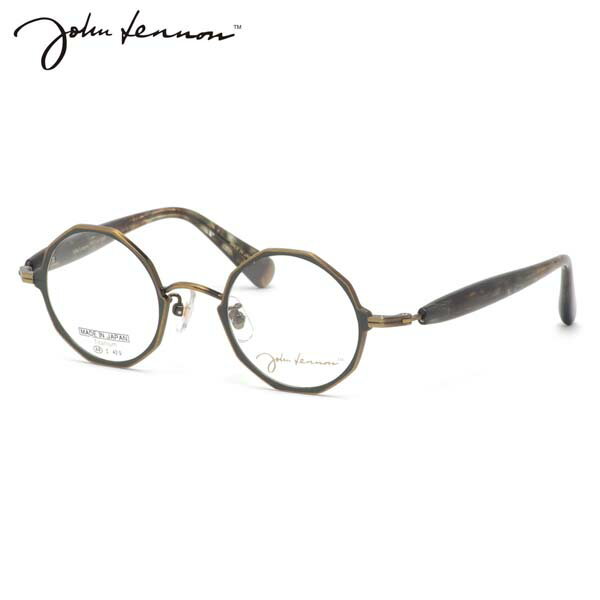 ジョンレノン JL-P308 3 44 メガネ John Lennon プレミアム デカゴン 10角形 日本製 国産 ビートルズ オノヨーコ 丸眼鏡 メンズ レディース