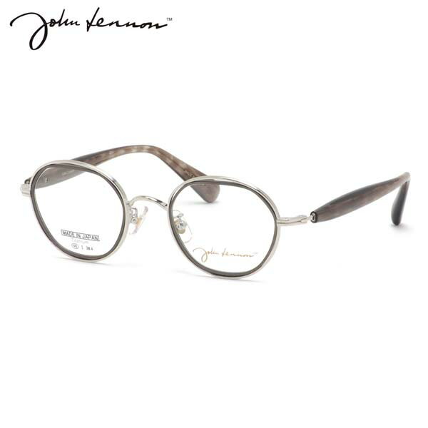 商品基本情報商品カテゴリー：メガネブランド名：John Lennon (ジョンレノン)型番：JL-P310 2 フレームカラー：シルバー、グレイマット、グレイブラウンササ レンズカラー：--紫外線カット率：--可視光線透過率：--鼻パッド：ありレンズシェイプ分類：ボストンフレームタイプ分類：フルリム フレームタイプ分類：コンビネーションフレーム材質：チタンフレーム材質：プラスチック レンズ材質：デモレンズおすすめの性別：ユニセックス ----------------------------------------------- おすすめの性別：男性にも おすすめの性別：女性にもオススメです。 -----------------------------------------------付属品：専用ケース、レンズクロス、取り扱い説明書 ※付属品の仕様は予告なく変更になる場合がございます。予めご了承くださいませ。状態：新品未使用正規品、日本製 デモレンズがセットされた状態での使用はできません。ご使用の際は必ずレンズを入れ替えてください。商品サイズ情報【A】レンズのよこ幅：46mm 【B】レンズのたて幅：38.4mm 【C】ブリッジ幅：22mm 【D】全体のよこ幅：135mm 【E】全体のたて幅：44mm 【F】テンプルの長さ：144mmメーカー公表サイズ：46□22-144電脳眼鏡が厳選したレンズについてご希望のレンズの屈折率やコートの種類等により、「NIKON」「SEIKO」「HOYA」などのメーカーが発売している多くのレンズの中から最適なレンズを厳選しています。JL-P310 2 46ジョン・レノンが愛用したメガネをベースにデザインした数量限定のプレミアムコレクションです。特筆すべきは、二重リムのフロントに採用されたメタルフレーム。外側はボストン型、インナーリムは6角形のレンズシェイプを特徴としています。異なるシェイプのインナーリムを組み合わせることで生み出される存在感をぜひお楽しみください。太めのセルテンプルは、優れたホールド感がありつつもくい込みが少なく、長時間の使用にも快適にお使いいただけます。