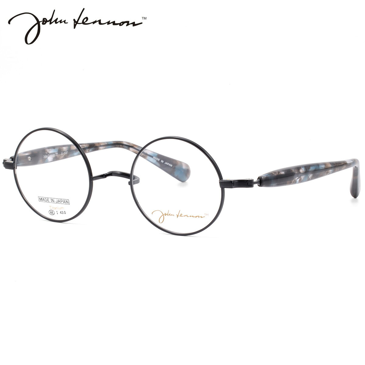 ジョンレノン JL-1137 4 46 メガネ John Lennon ビートルズ オノヨーコ 日本製 国産 メンズ レディース