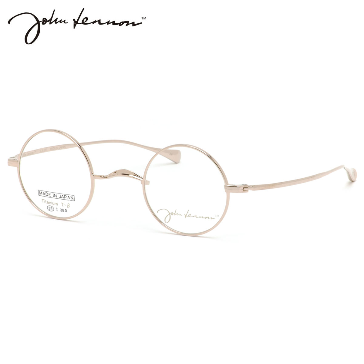 ジョンレノン JL-A105 1 39 メガネ John Lennon 日本製 国産 メイドインジャパン ビートルズ オノヨーコ メンズ レディース