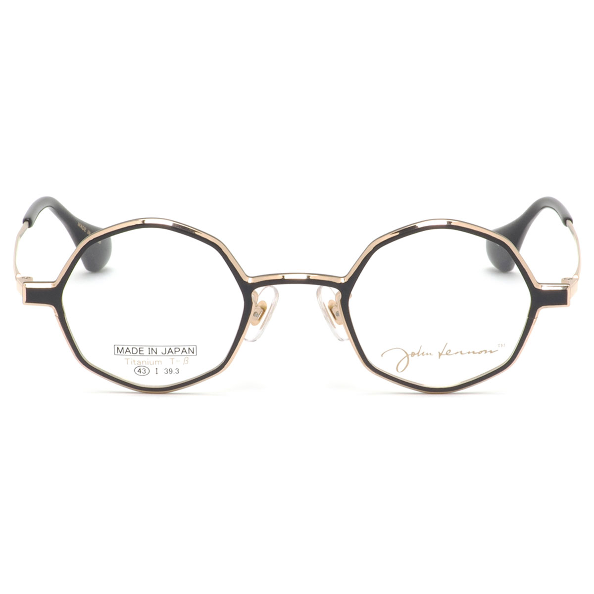 ジョンレノン JL-P314 1 43 メガネ John Lennon オクタゴン 八角形 日本製 国産 メイドインジャパン ビートルズ オノヨーコ メンズ レディース