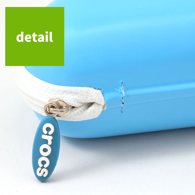 【メール便：1個まで】クロックス メガネケース crocs ジッパータイプ セミハード...