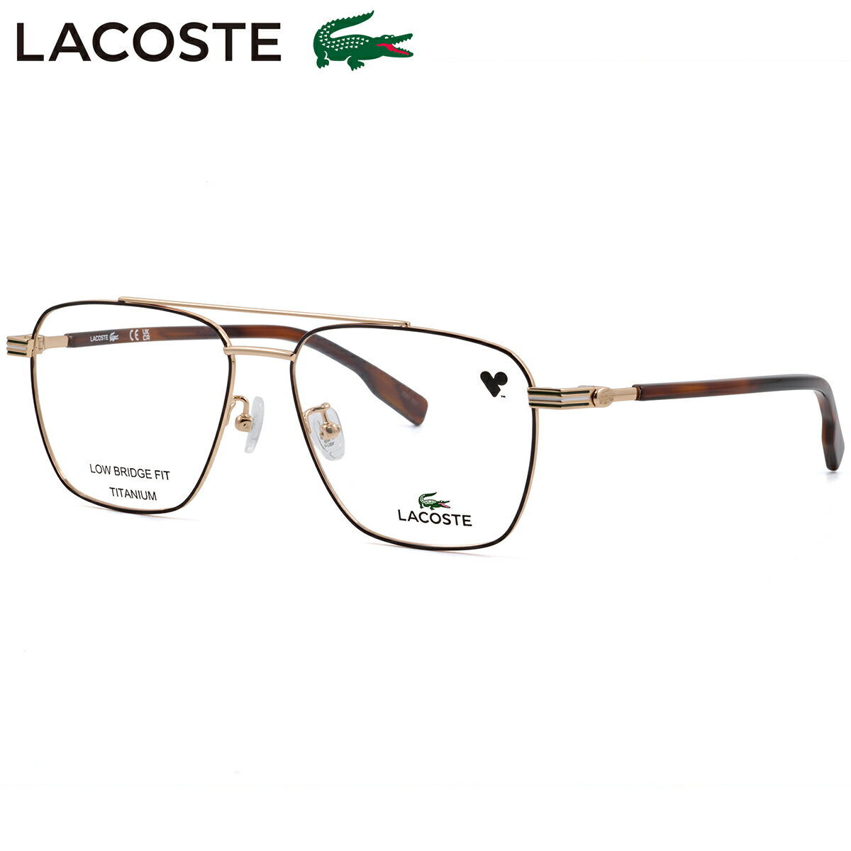 乐天商城 - ラコステ L2535LB 733 54 メガネ LACOSTE ローブリッジフィット アジアンフィット メンズ レディース
