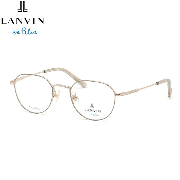 Rakuten - ランバンオンブルー VLB004J 0I88 48 メガネ LANVIN en Bleu JL クラウンパント チタン レディース