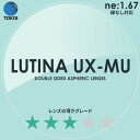 LUTINA UX MU TOKAI 東海光学 度付き ブルーライトカット レンズ ルティーナ 1.67 両面非球面 TBS マツコの知らない世界