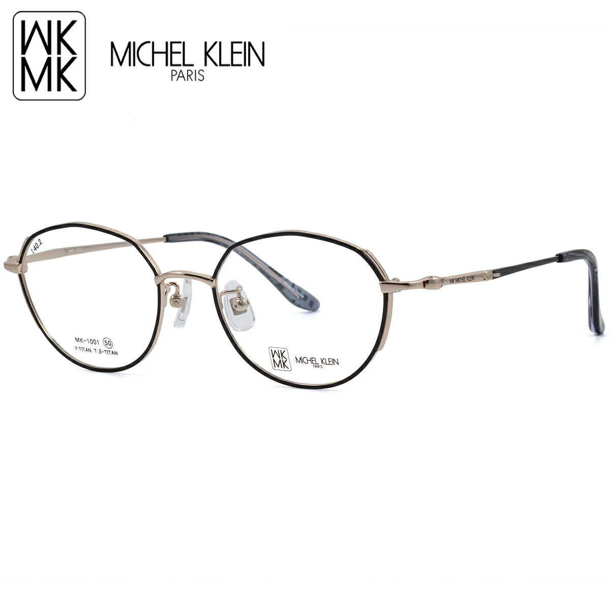 ミッシェルクラン MK-1001 4 50 メガネ MICHEL KLEIN MK レディース