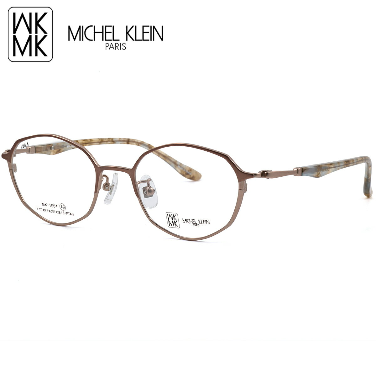 乐天商城 - ミッシェルクラン MK-1004 3 49 メガネ MICHEL KLEIN MK レディース