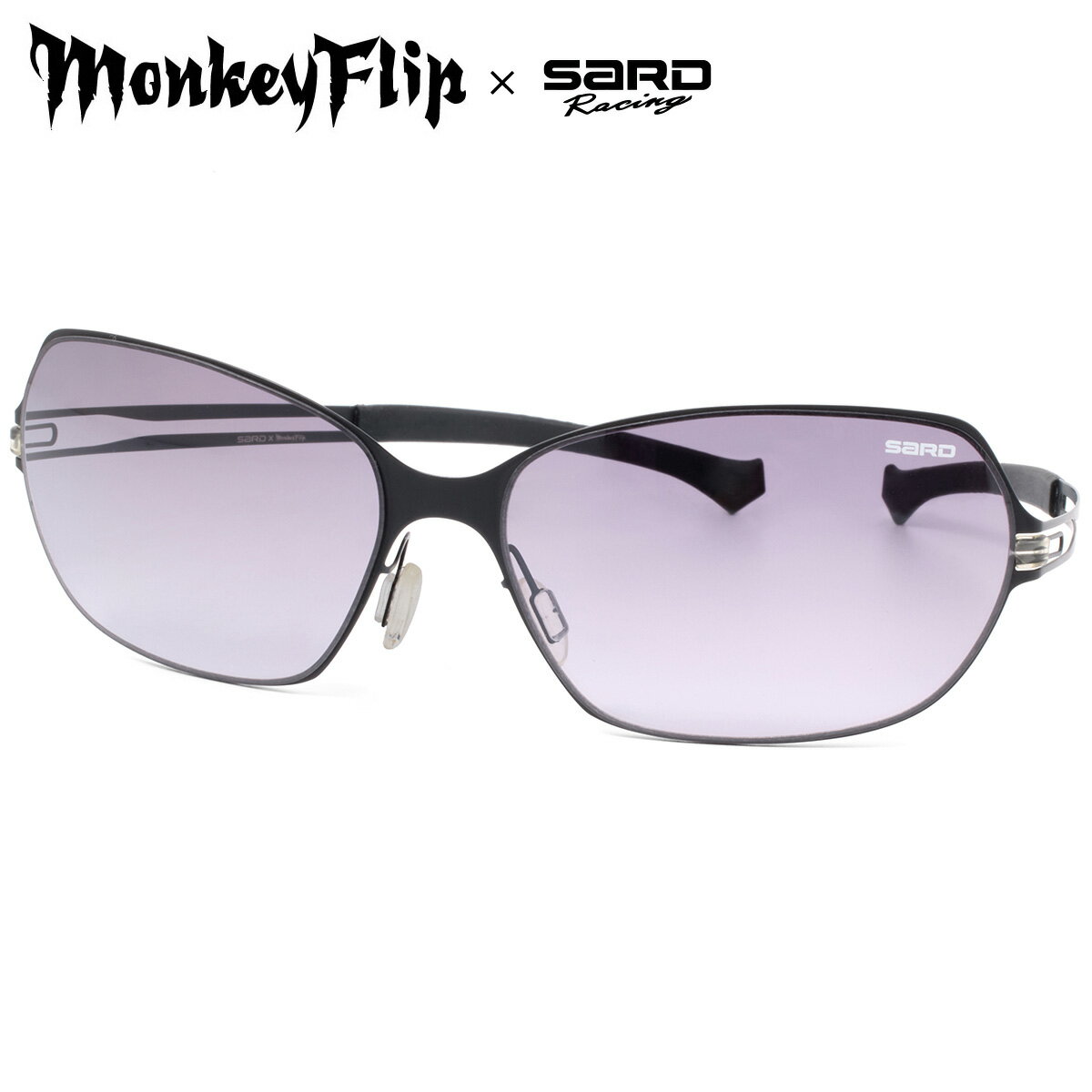 モンキーフリップ SARD RC-F02 BLACK 63 サングラス Monkey Flip LEXUS TEAM SARD × Monkey Flip サード コラボ メンズ レディース