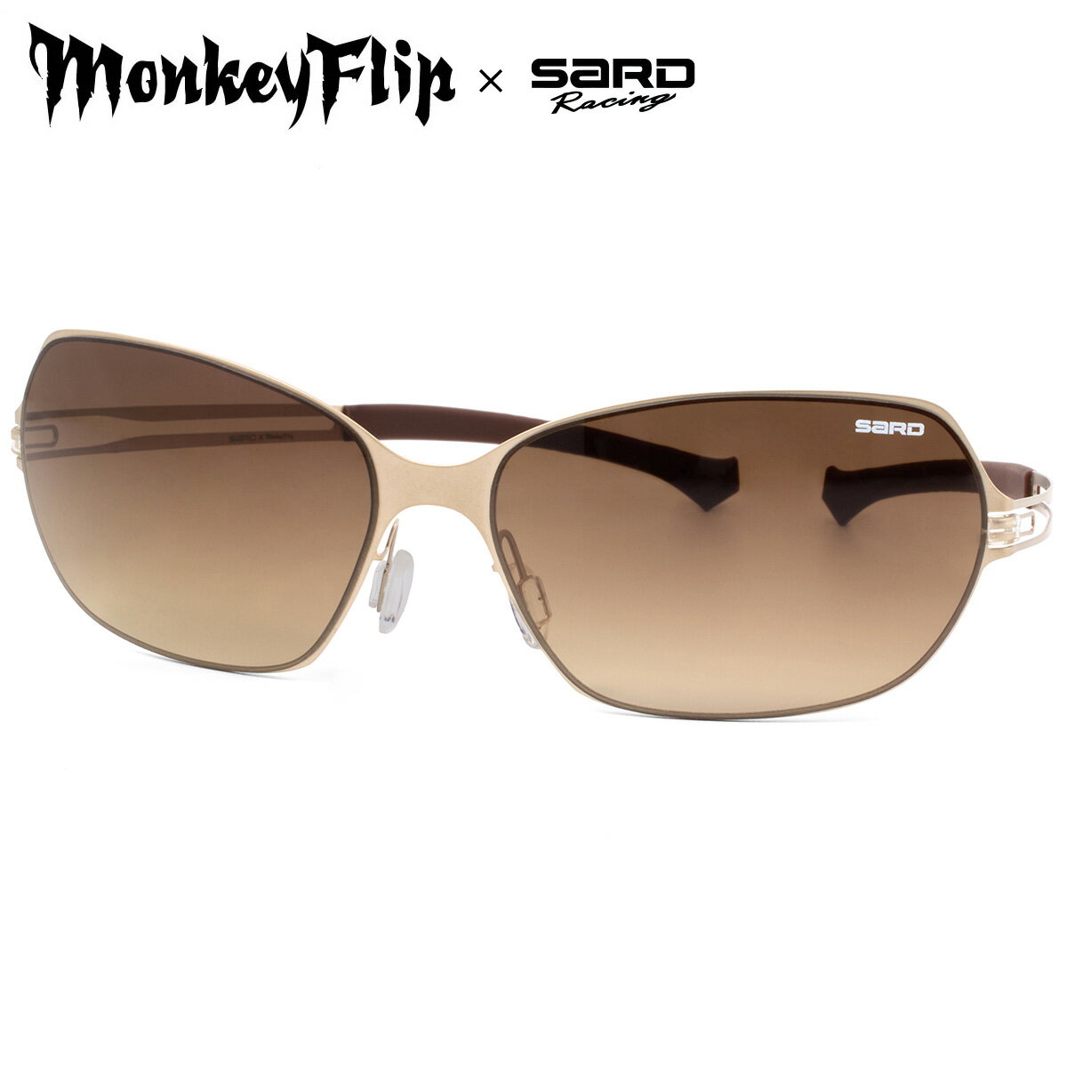 モンキーフリップ SARD RC-F02 GOLD 63 サングラス Monkey Flip LEXUS TEAM SARD × Monkey Flip サード コラボ メンズ レディース