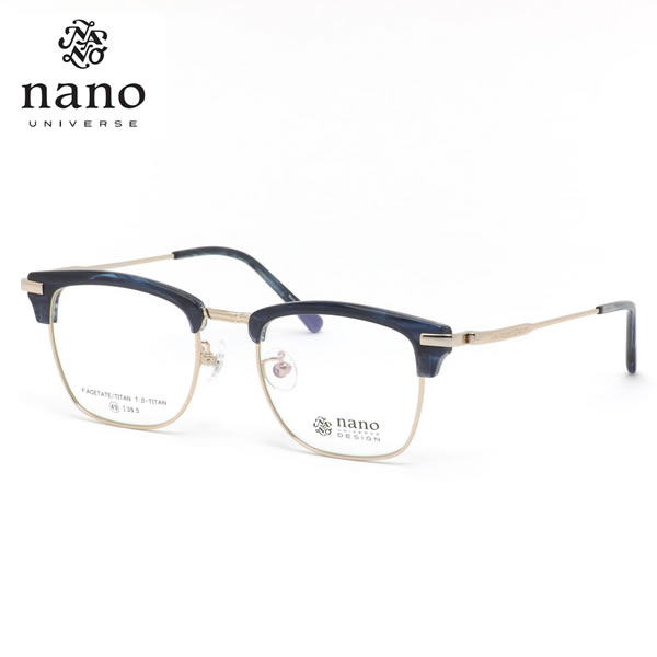 乐天商城 - ナノ・ユニバース メガネ NU-2027 3 49 nano UNIVERSE 軽い おしゃれ クラシカル 丈夫 メンズ レディース