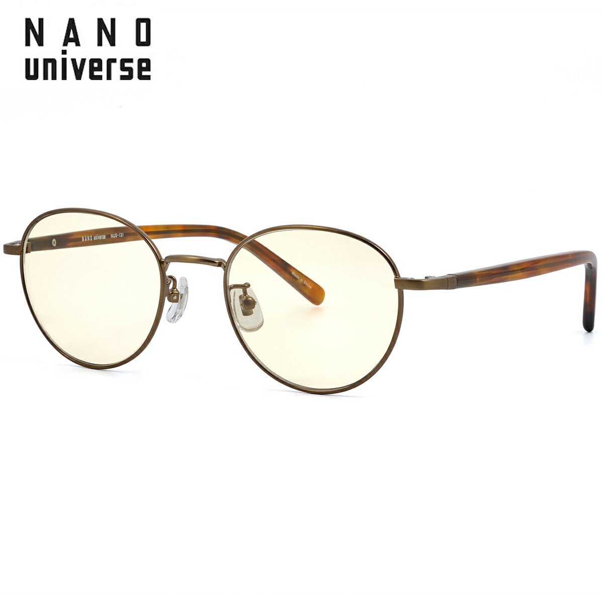 樂天商城 - ナノ・ユニバース NUS-131 2 51 サングラス NANO universe コンビ ブラウン ライトカラーレンズ 薄いカラー メンズ レディース