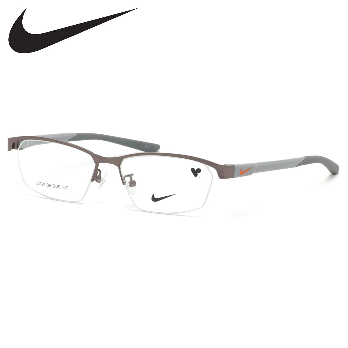 Metal Frame - ナイキ 8164LB 070 54 メガネ NIKE スポーツ 軽い 軽量 メンズ レディース