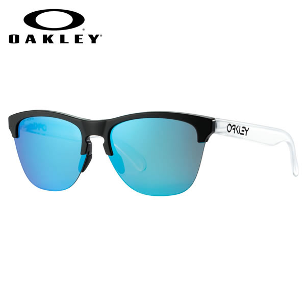 Rakuten - オークリー OAKLEY サングラス OO9374-02 FROGSKINS LITE フロッグスキンライト ナイロール ハーフリム Matte Black / Prizm Sapphire キーホールブリッジ トレンド オークレー オークリー OAKLEY メンズ レディース