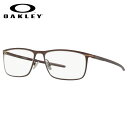 オークリー OAKLEY メガネ OX5138-03-55 TIE BAR タイバー スクエア チタニウム バネ蝶番 ブラウン Satin Corten近視 乱...