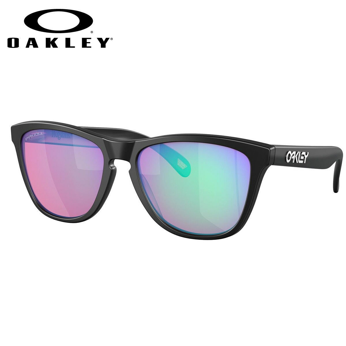 Rakuten - オークリー OO9245-E4-54 サングラス OAKLEY FROGSKINS フロッグスキン プリズム Matte Black/Prizm Golf ゴルフ スポーツ アジアンフィット メンズ レディース