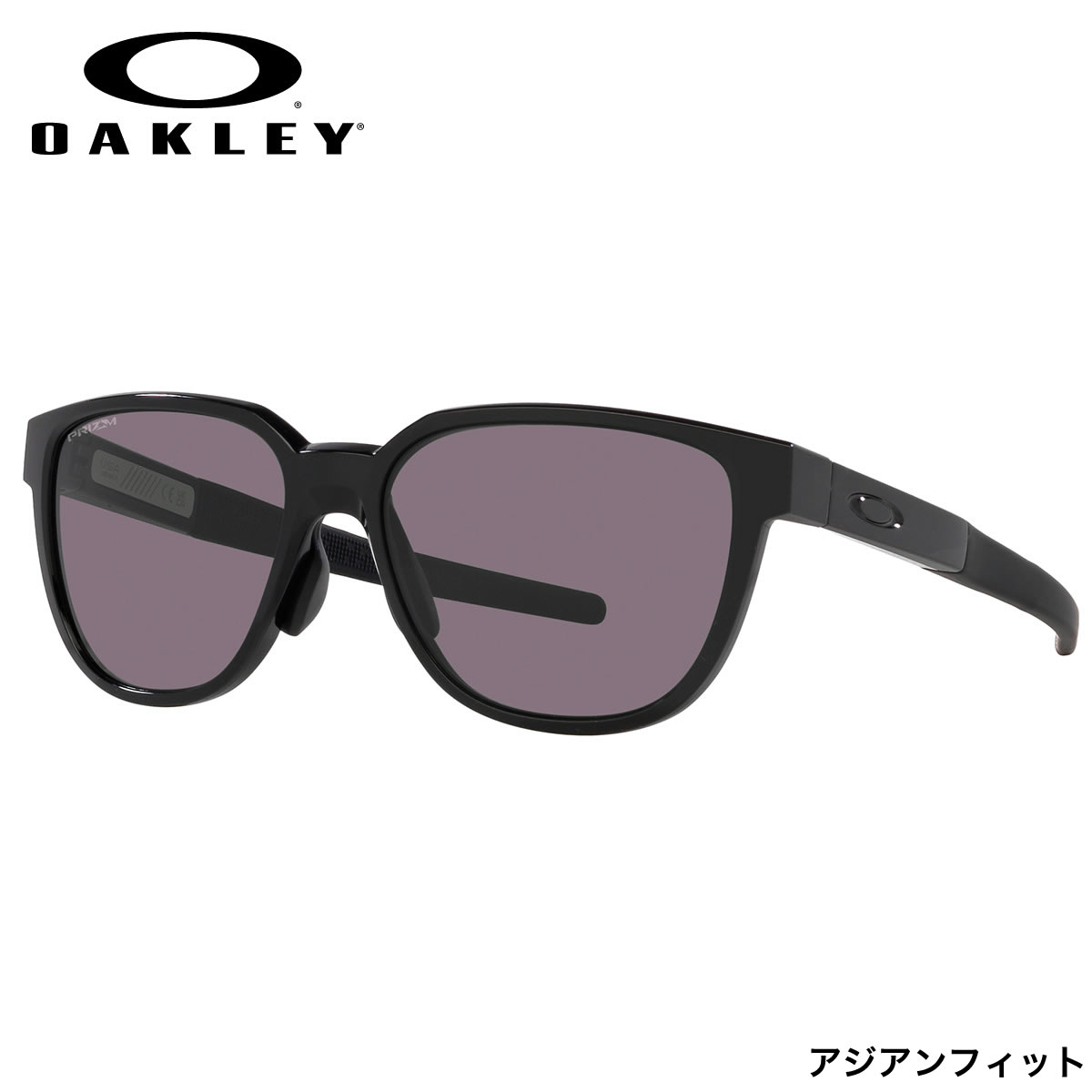 オークリー OO9250A-01-57 サングラス OAKLEY ACTUATOR アクチュエーター Porished Black/Prizm Grey アジアフィット アジアンフィット スポーツ ランニング マラソン メンズ レディース