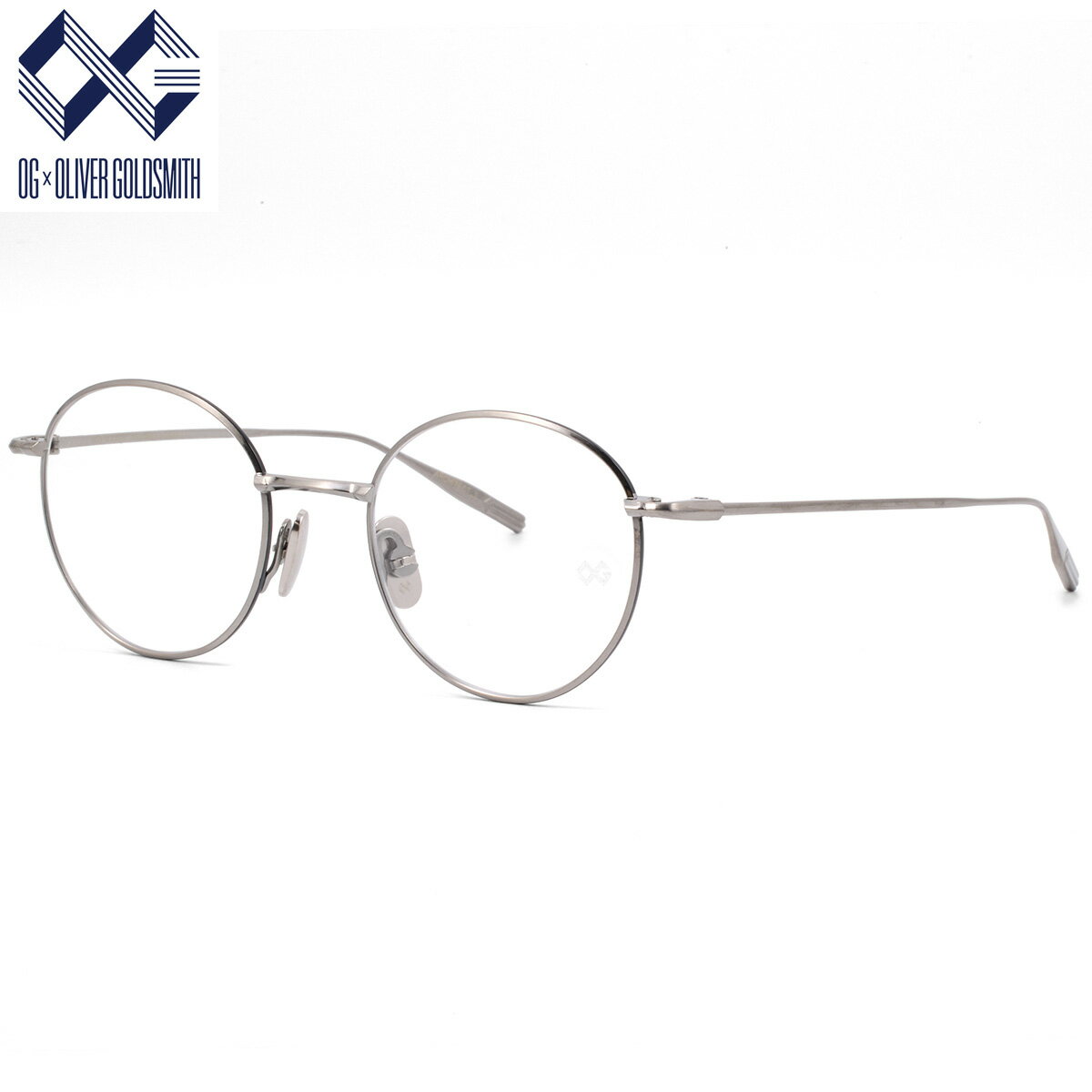 オージー・バイ・オリバー・ゴールドスミス ARCHITECT2 A.SILVER 46 メガネ OG×OLIVER GOLDSMITH 日本製 国産 made in japan メンズ レディース(4.0)