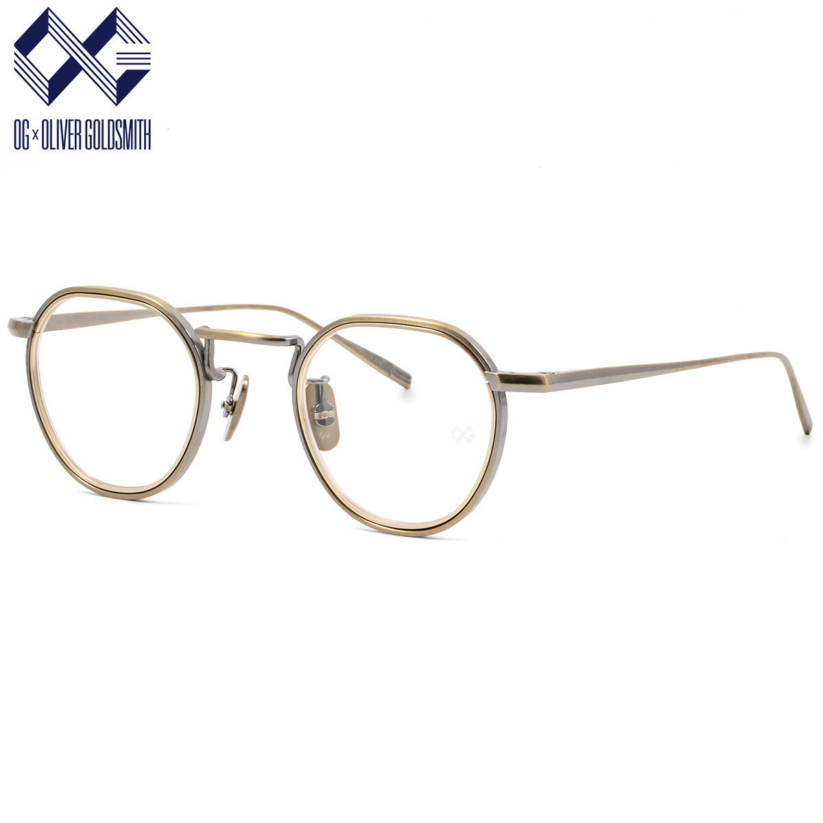 オージー・バイ・オリバー・ゴールドスミス NOUN X-3 A.GOLD 44 メガネ OG×OLIVER GOLDSMITH 日本製 国産 made in japan メンズ レディース
