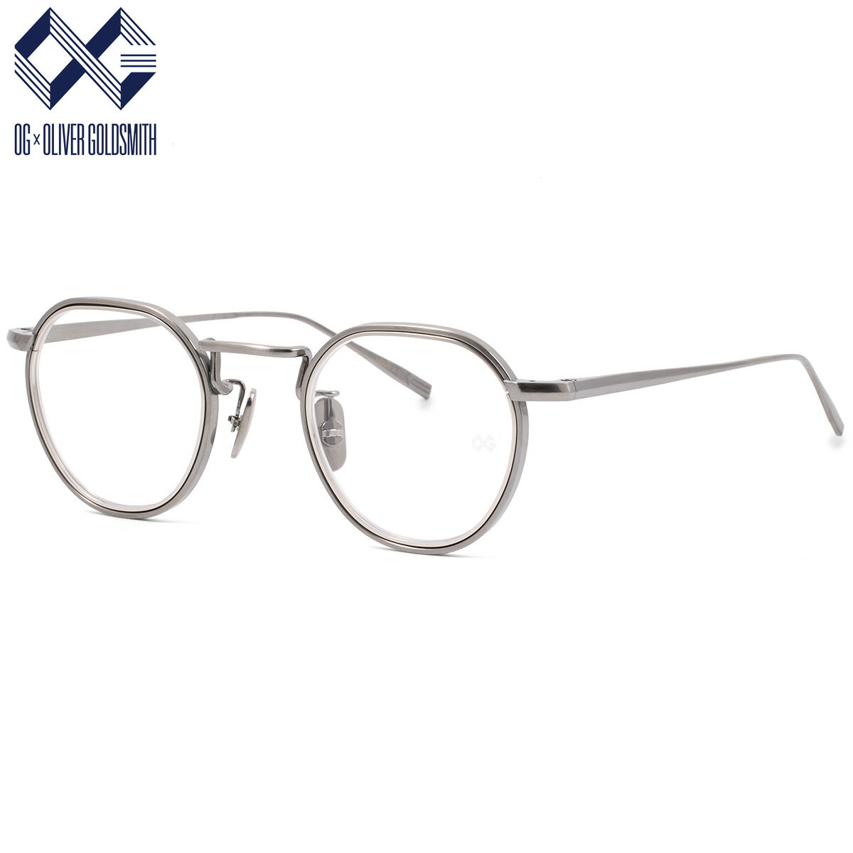 オージー・バイ・オリバー・ゴールドスミス NOUN X-3 A.SILVER 44 メガネ OG×OLIVER GOLDSMITH 日本製 国産 made in japan メンズ レディース