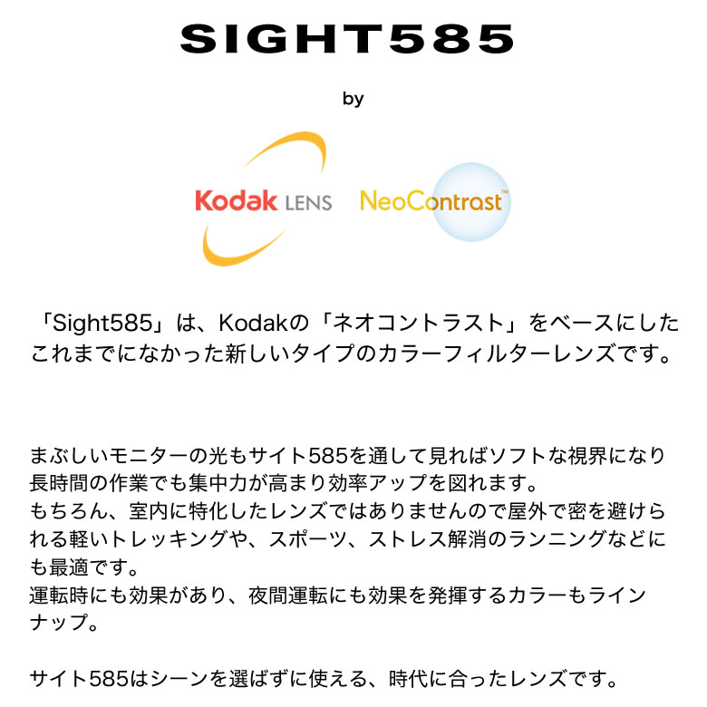 レイバン RX6378F 2905 51 サイズ サングラス SIGHT585 サイト585 サングラス 度付き KODAK NEOCONTRAST コダック ネオコントラスト メガネ テレワーク 夜間運転 UVカット 紫外線カット Ray-Ban [OS] 3