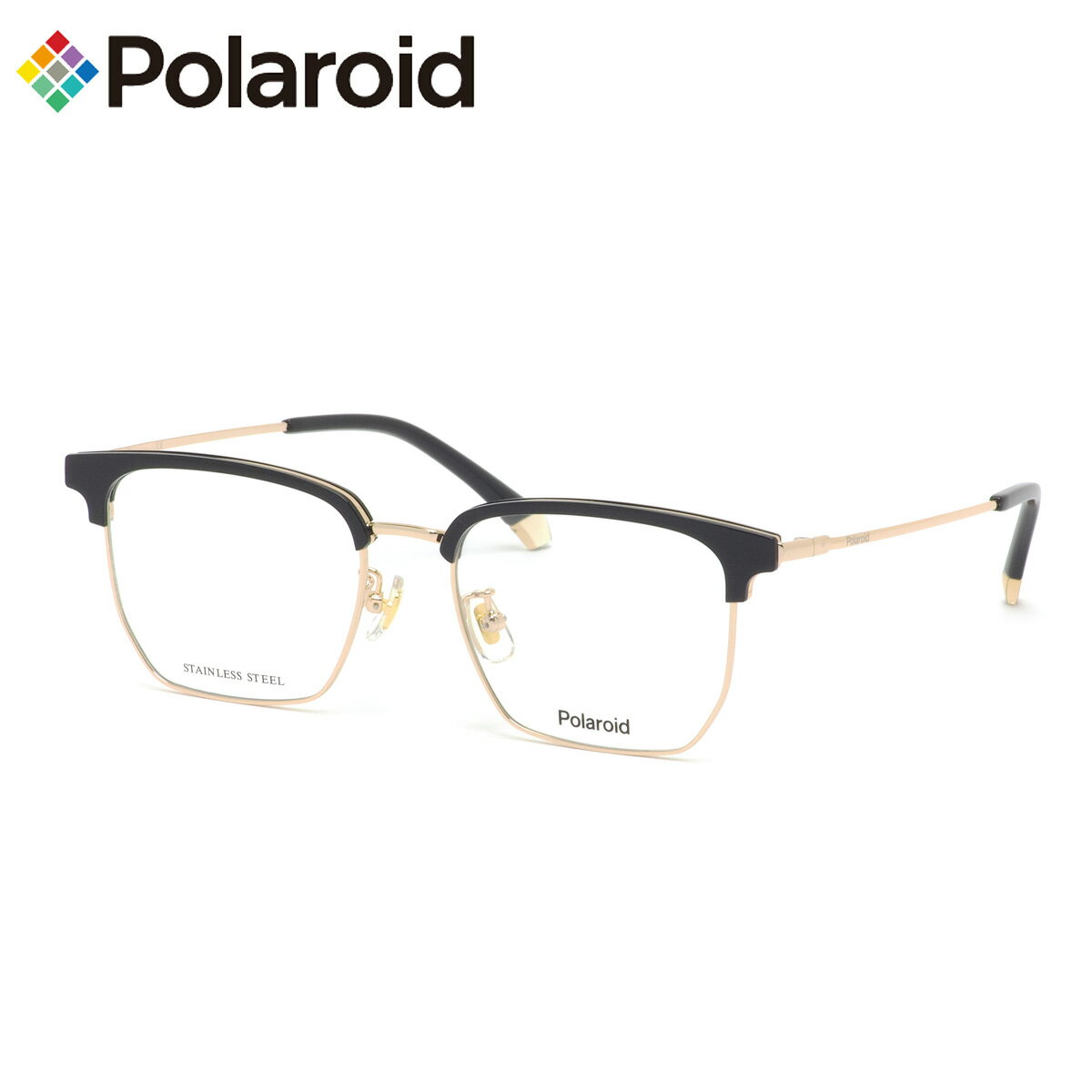 ポラロイド PLDCN0089/F RHL 53 メガネ Polaroid 軽量 メンズ レディース