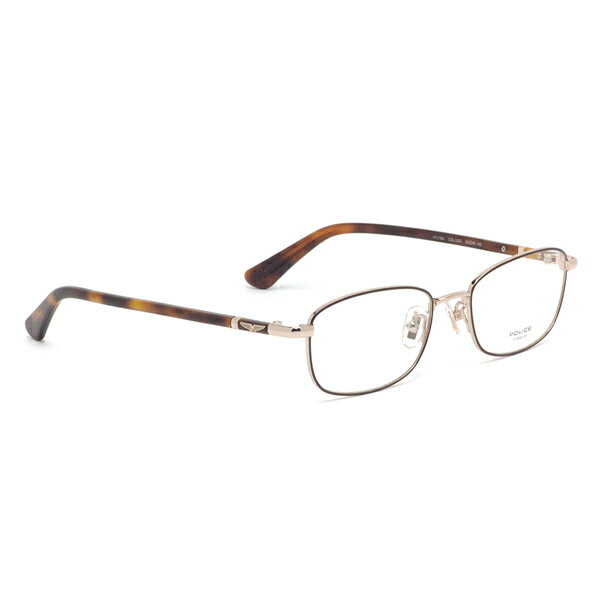 ポリス VPLF39J 0300 53 メガネ POLICE チタニウム 軽い 軽量 メンズ レディース