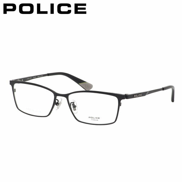 ポリス メガネ レディース ポリス VPLM38J 0530 56 メガネ POLICE チタン 黒縁 くろぶち 日本製 made in Japan メンズ レディース