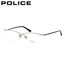 ポリス VPLN69J 0579 56 メガネ POLICE シルバー カールトン ハーフリム メンズ レディース