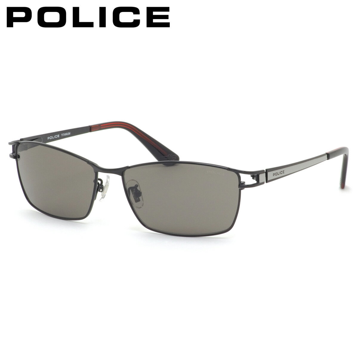 POLICE - ポリス サングラス 国内正規販売店 SPLQ02J 0530 59 サングラス POLICE JET ジェット チタン POLICE 度付き イタリア ブランド 人気 おしゃれ メンズ レディース