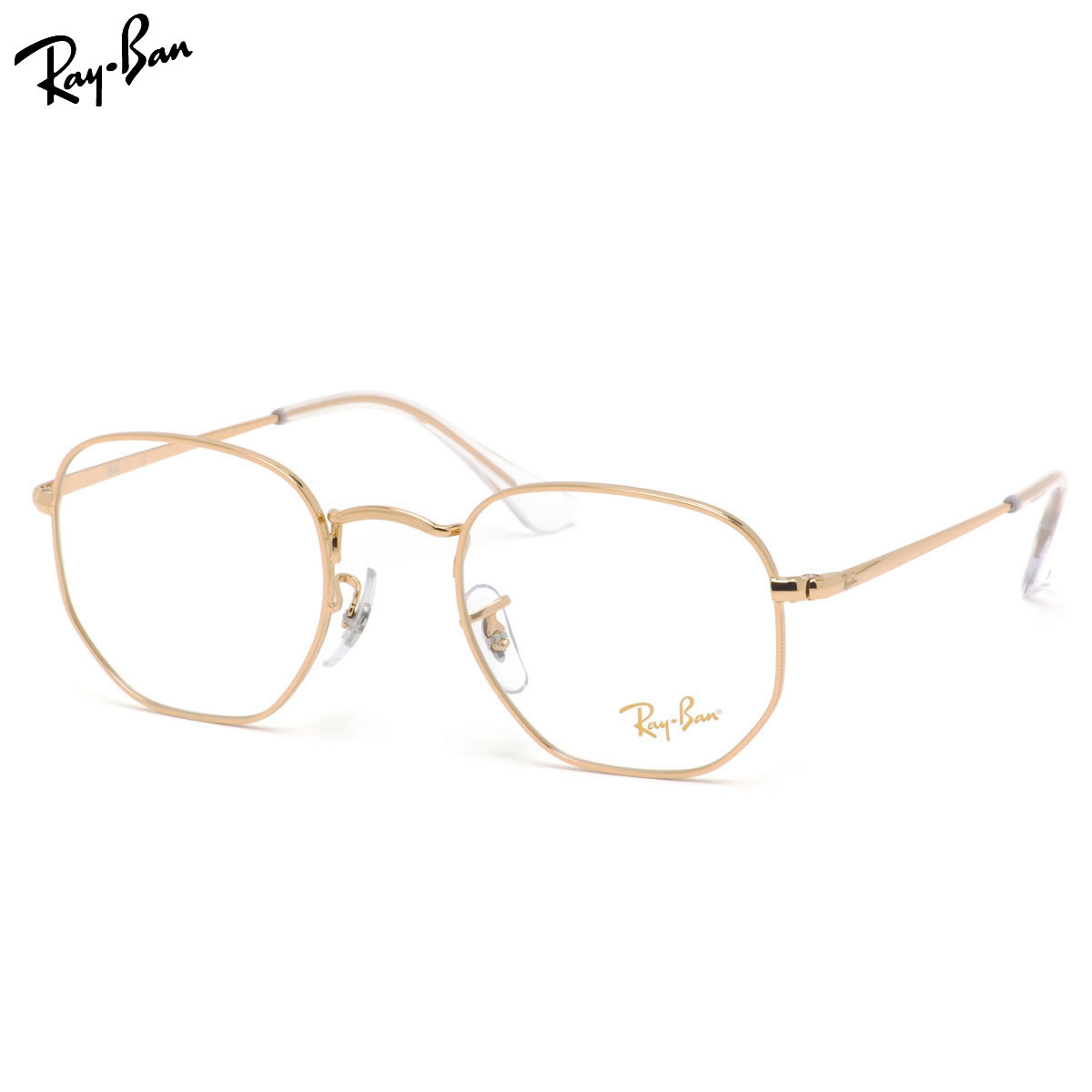 Metal Frame - レイバン メガネ RX6448 3086 48 51 54 Ray-Ban ヘキサゴナル ヘキサゴン 細め 度数付き対応 メンズ レディース