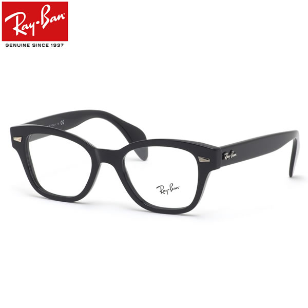 レイバン メガネ RX0880 2000 49 レイバン純正レンズ対応 Ray-Ban 黒縁 黒ぶち 度数付き対応 メンズ レディース