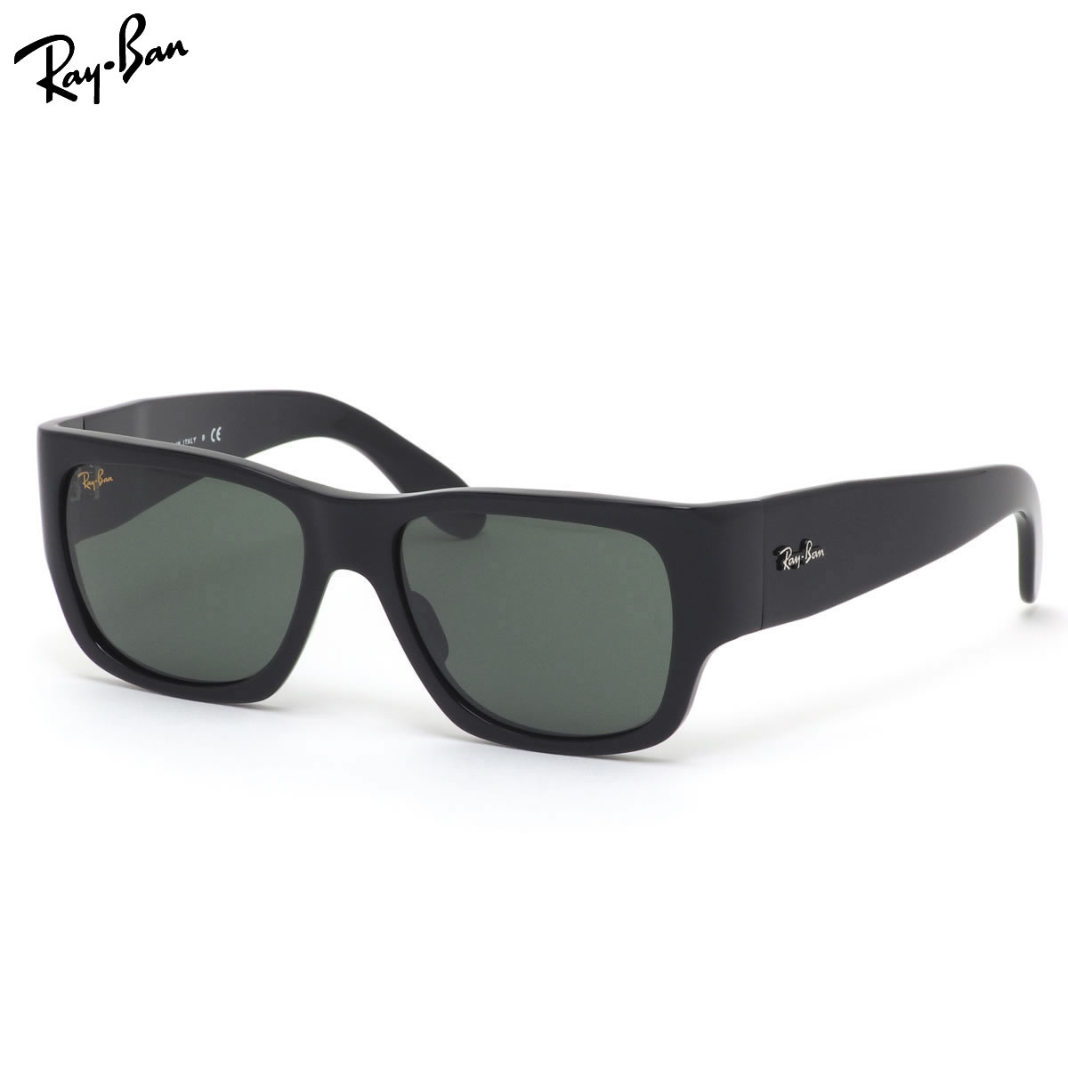 Rakuten - レイバン サングラス RB2187 901/31 54 Ray-Ban WAYFARER NOMAD G15 グリーンレンズ Made in Italy イタリア製 度数付き対応 メンズ レディース