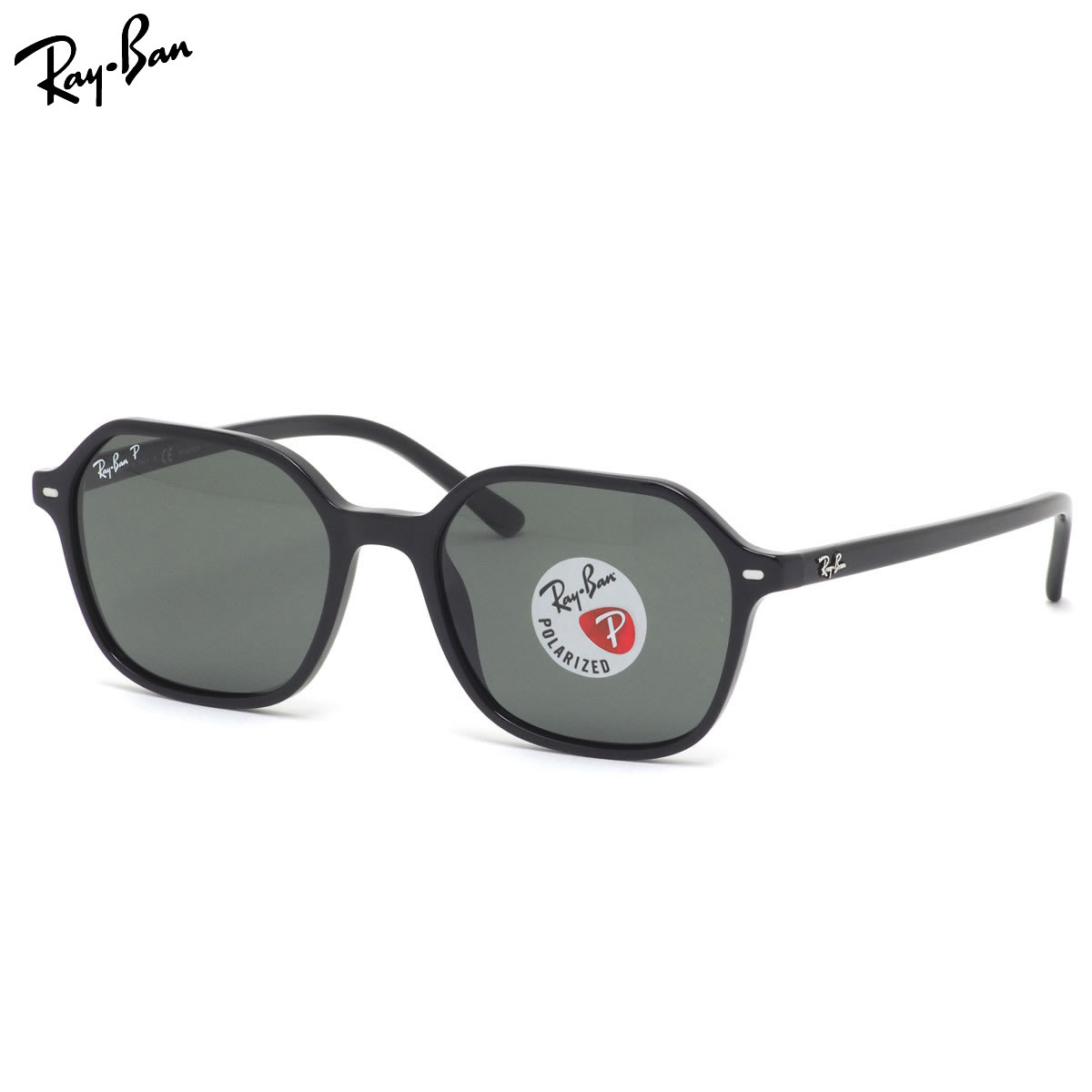 樂天商城 - レイバン サングラス RB2194 901/58 51 Ray-Ban JOHN ジョン ヘキサゴン 六角形 Made in Italy イタリー 偏光レンズ 偏光サングラス 度数付き対応 メンズ レディース