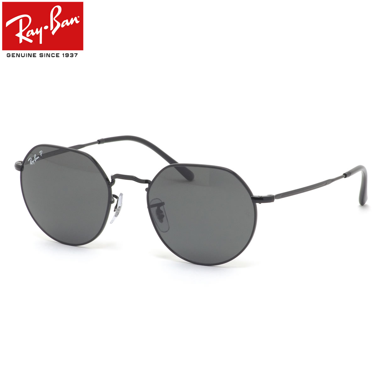 Ray-Ban サングラス RB3565 002/48 53 レイバン JACK ジャック 偏光レンズ 偏光サングラス 度数付き対応 メンズ レディース