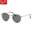 Ray-Ban RB3447 9229B1 50 サングラス レイバン純正レンズ対応 レイバン ROUND METAL ラウンドメタル アンティークガンメタル ロゴ 度数付き対応 メンズ レディース