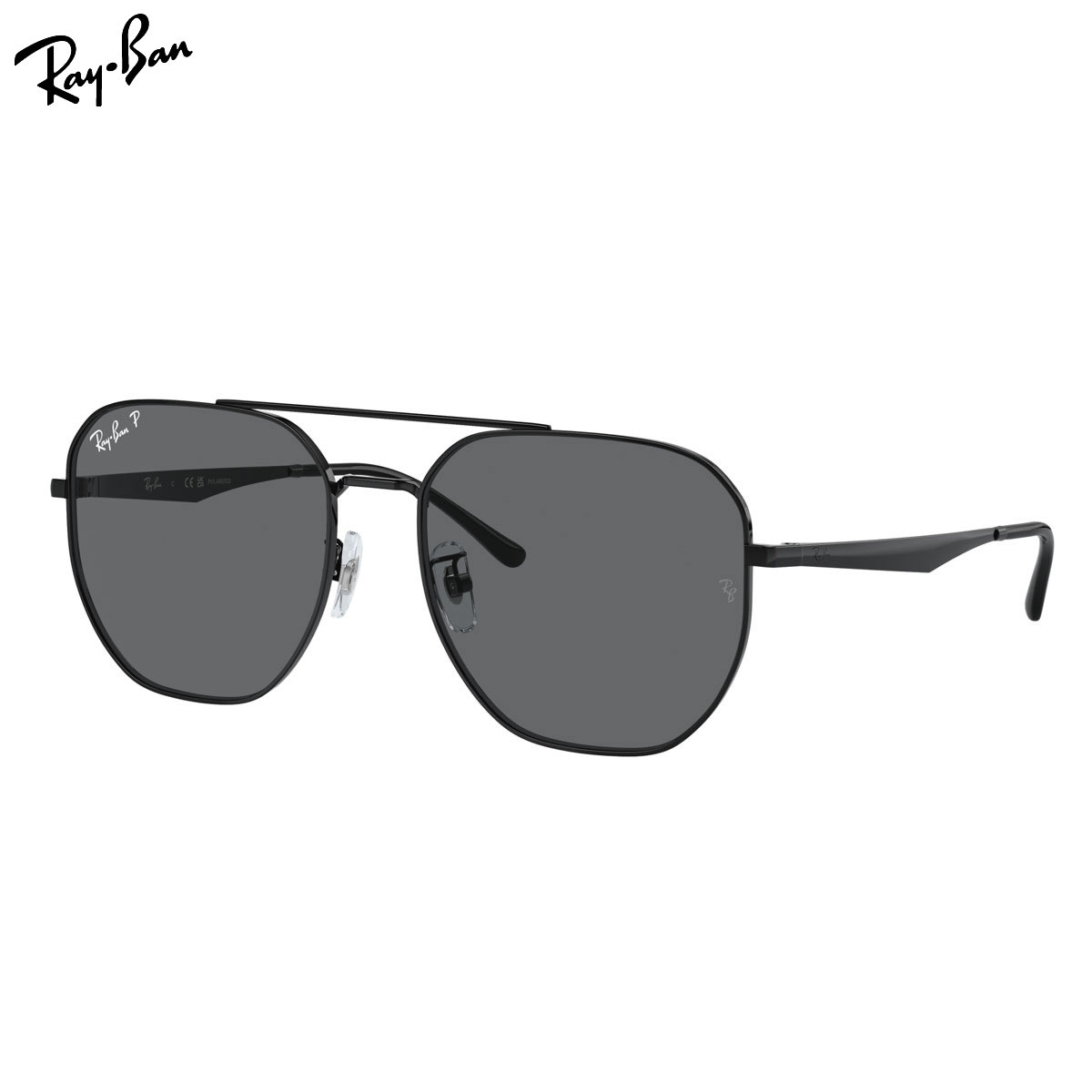 Rakuten - レイバン RB3724D 002/81 59 サングラス Ray-Ban ツーブリッジ 偏光レンズ 偏光サングラス 度数付き対応 メンズ レディース