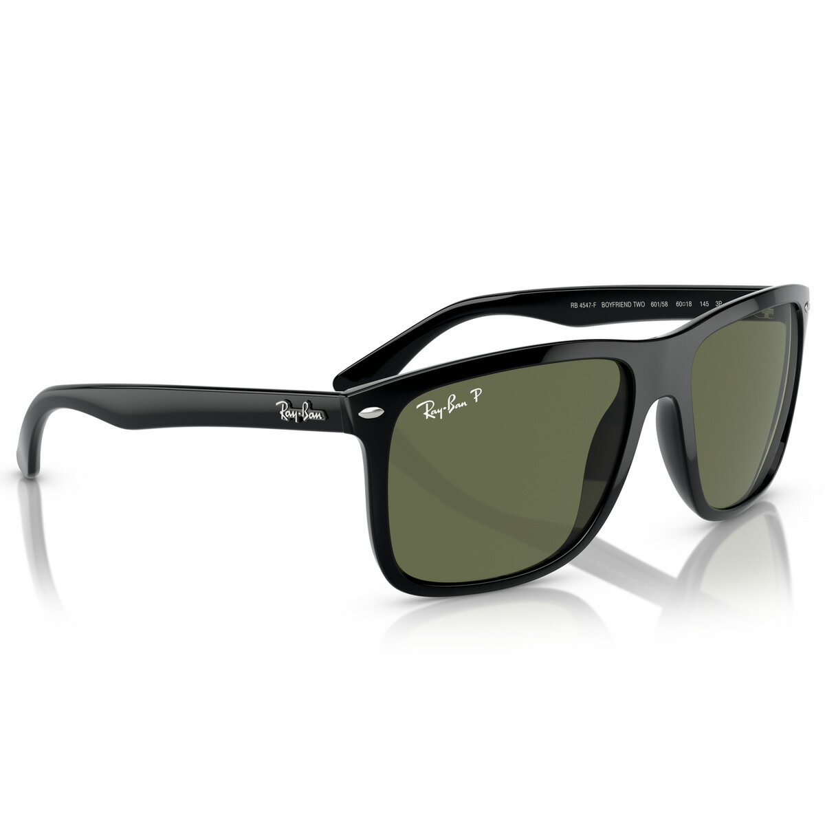 Ray-Ban RB4547F 601/58 60 サングラス レイバン BOYFRIEND TWO ボーイフレンド2 偏光レンズ ポラライズド 大きめ 度数付き対応 メンズ レディース