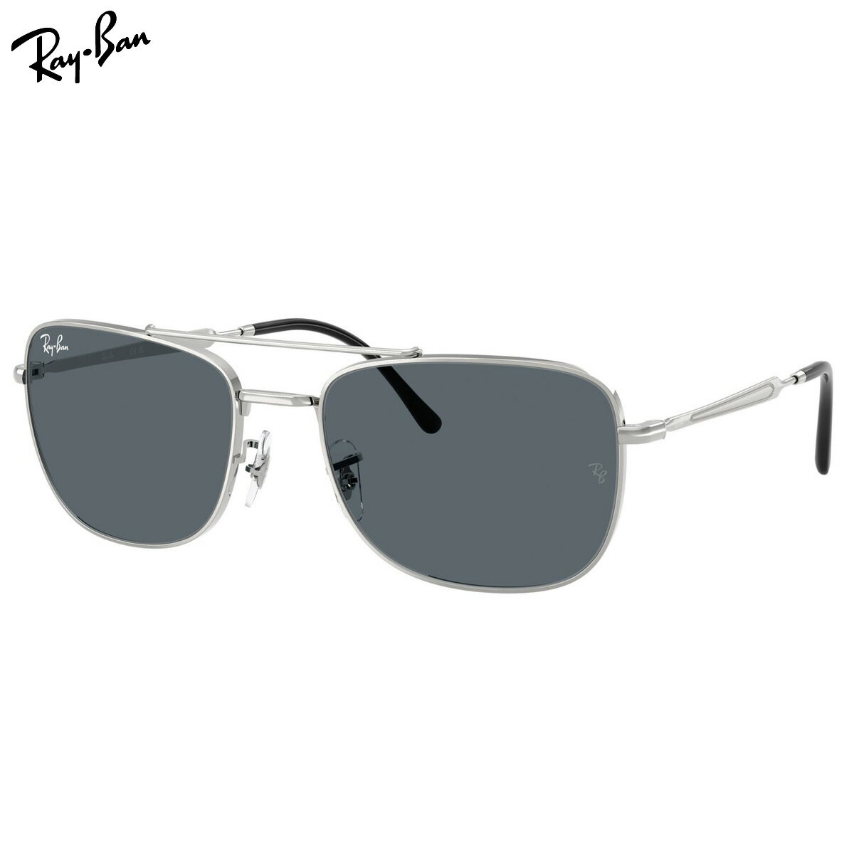 Rakuten - レイバン RB3755 003/R5 62 サングラス Ray-Ban ダブルブリッジ シルバー 度数付き対応 メンズ レディース