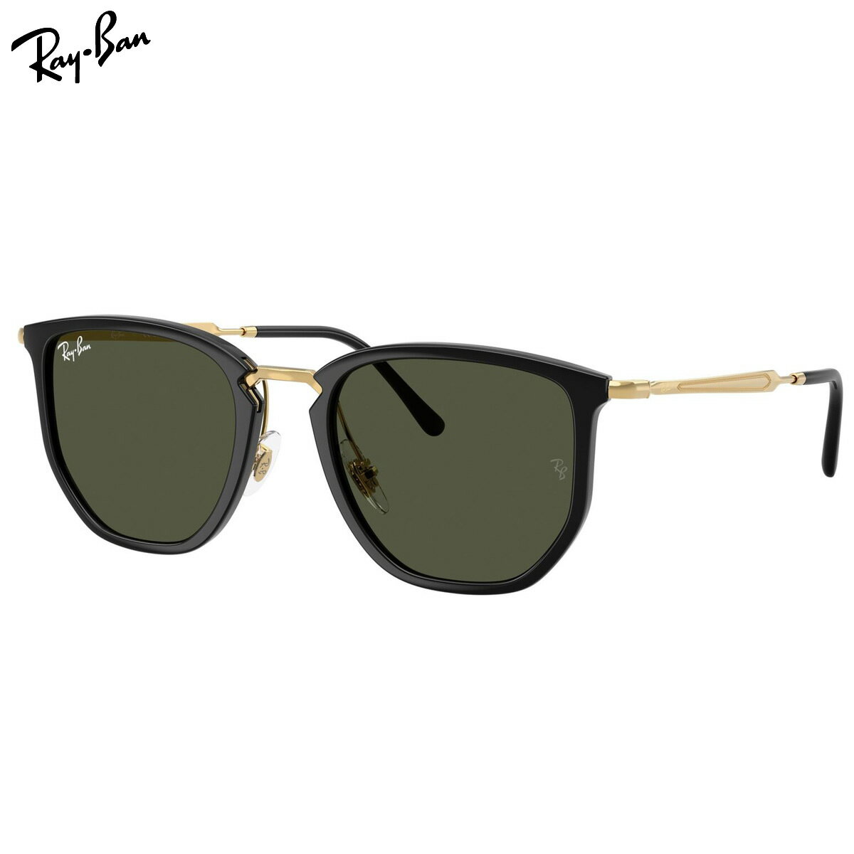乐天商城 - レイバン RB4451 630631 50 サングラス Ray-Ban コンビネーション 細め 黒 G15 度数付き対応 メンズ レディース
