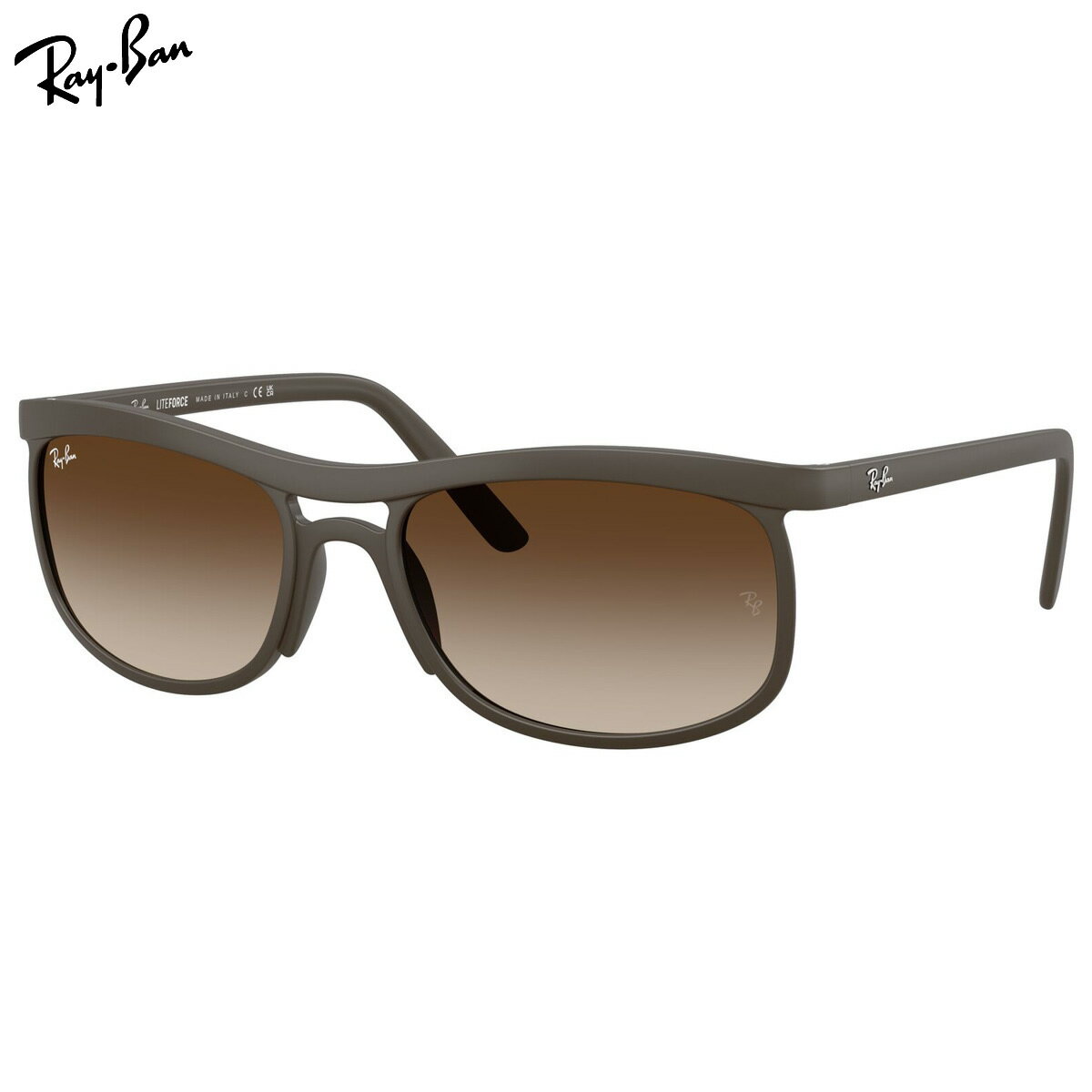 Rakuten - レイバン RB4452 612413 59 サングラス Ray-Ban LITEFORCE ライトフォース ブラウン 度数付き対応 メンズ レディース