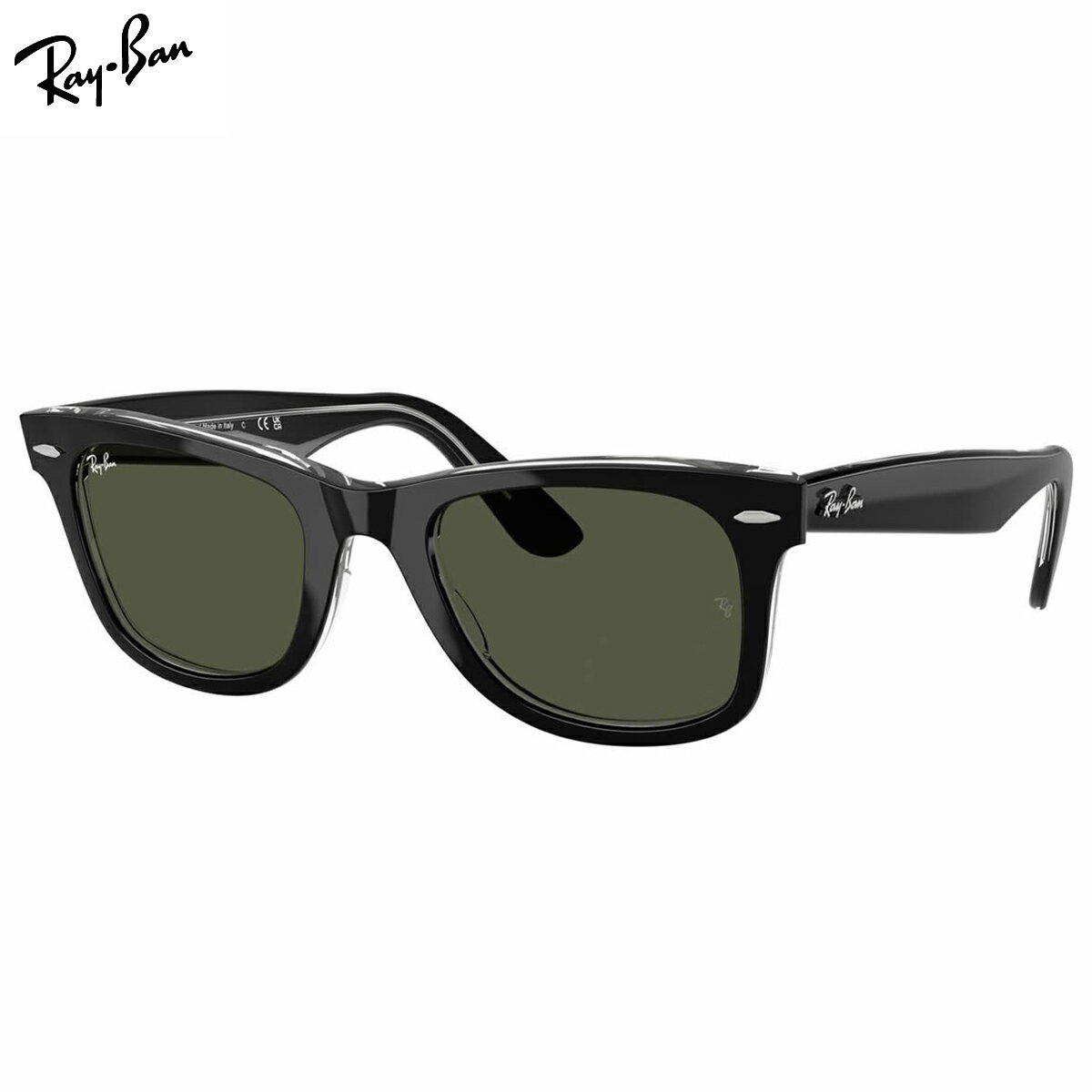乐天商城 - Ray-Ban RB2140F 129431 52 サングラス レイバン ORIGINAL WAYFARER CLASSIC ウェイファーラーフルフィット JPフィット 度数付き対応 メンズ レディース [25N2RB]