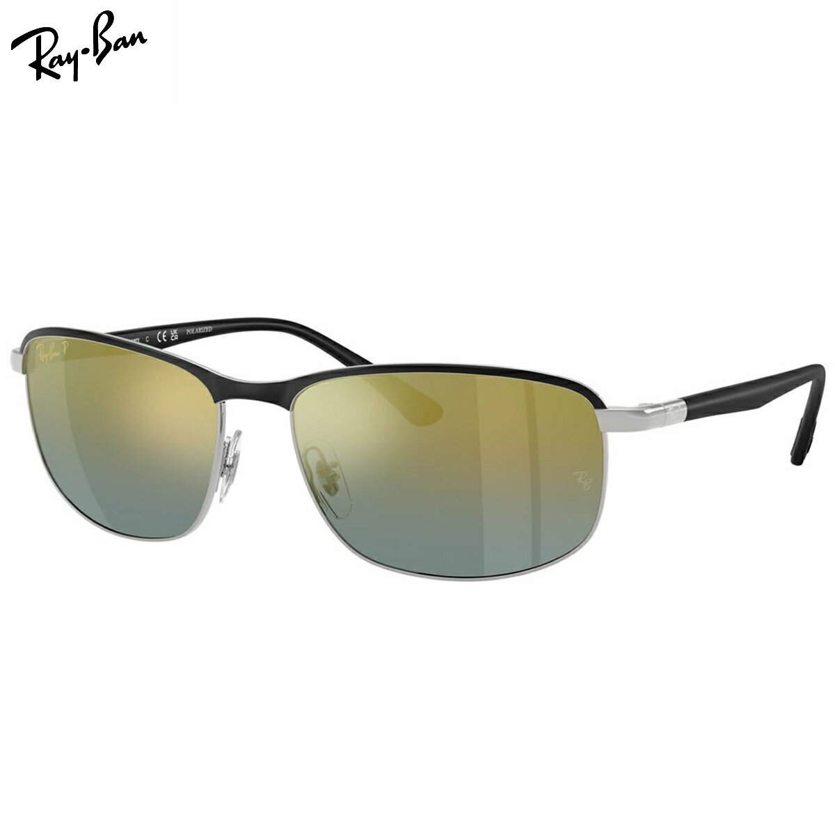 乐天商城 - Ray-Ban RB3671CH 9144J0 60 サングラス レイバン CHROMANCE クロマンス 偏光レンズ ミラーレンズ グラデーション 度数付き対応 メンズ レディース [25N2RB]